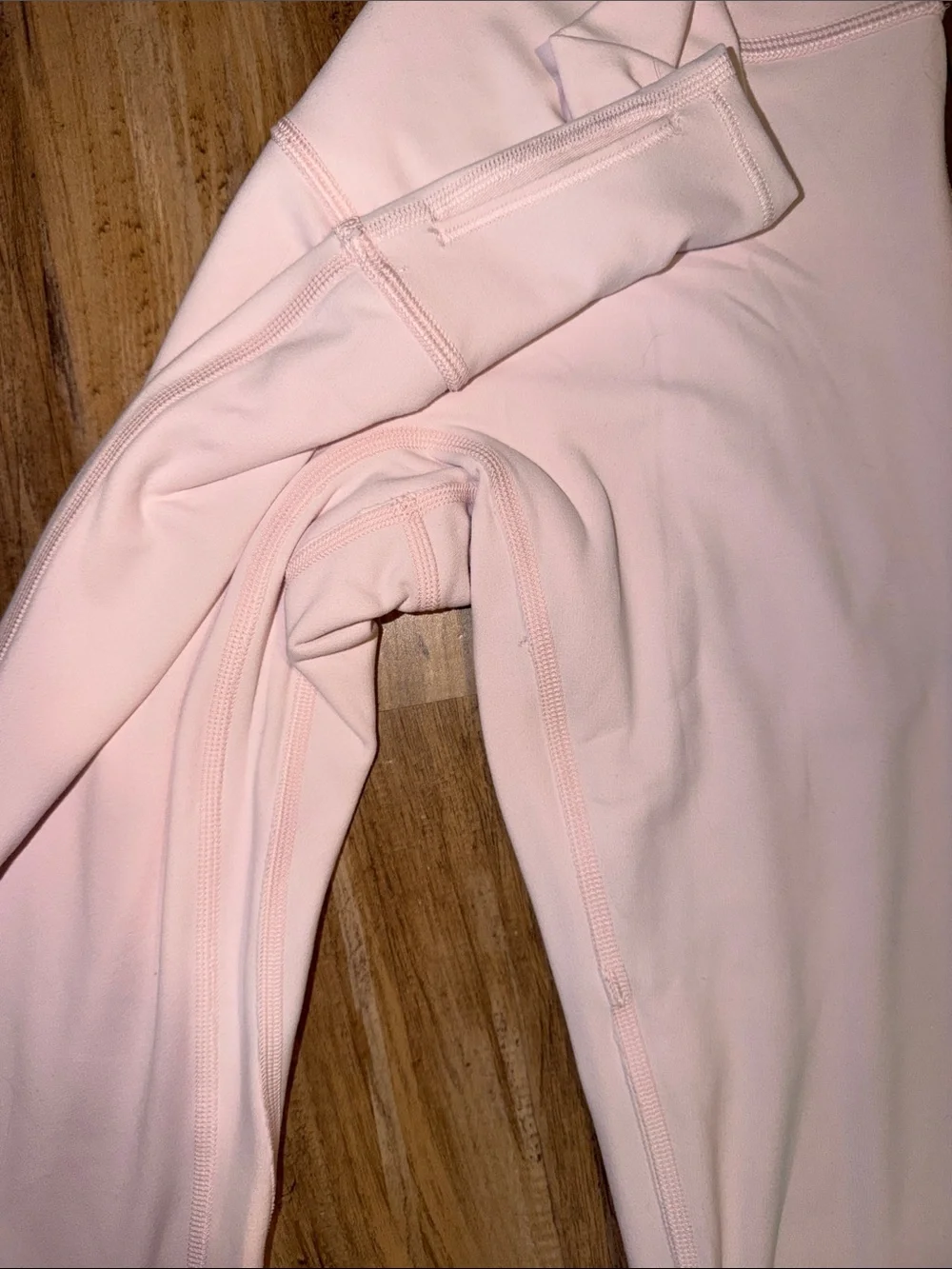 Lululemon light baby pink matching set